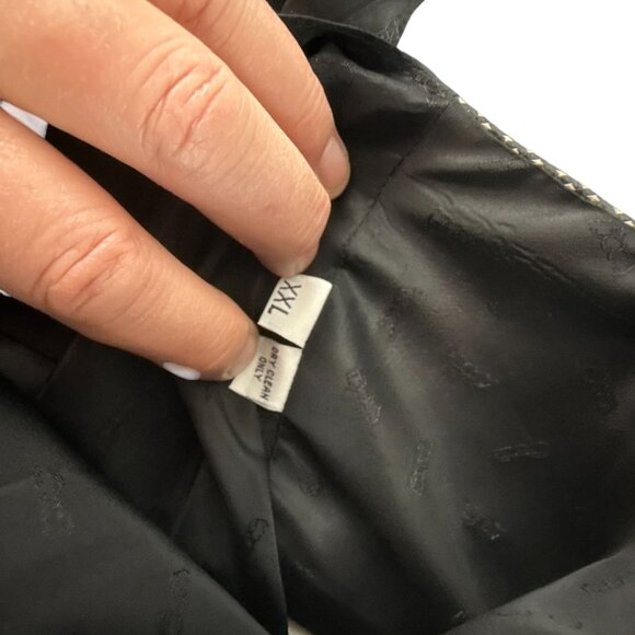 Carrot & Gibbs Men's XXL Black White Polka Dot Vest USA Handmade Formal Luxe - Picture 3 of 6